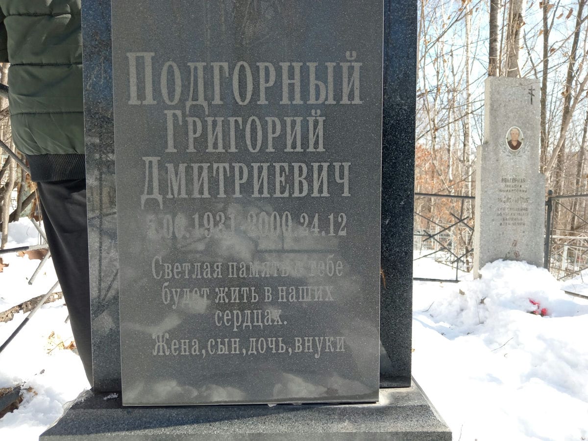 Подгорный Григорий Дмитриевич