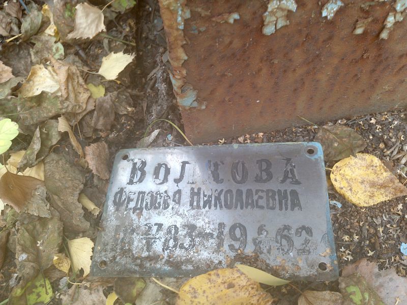 Федосья Волкова Николаевна