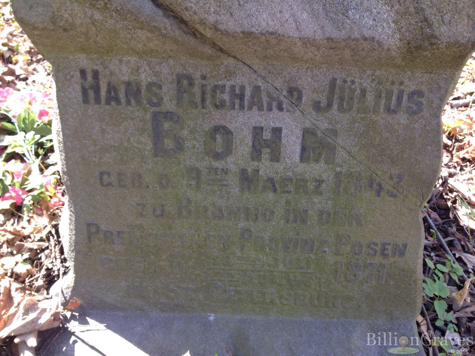 Bohm Hans Richard