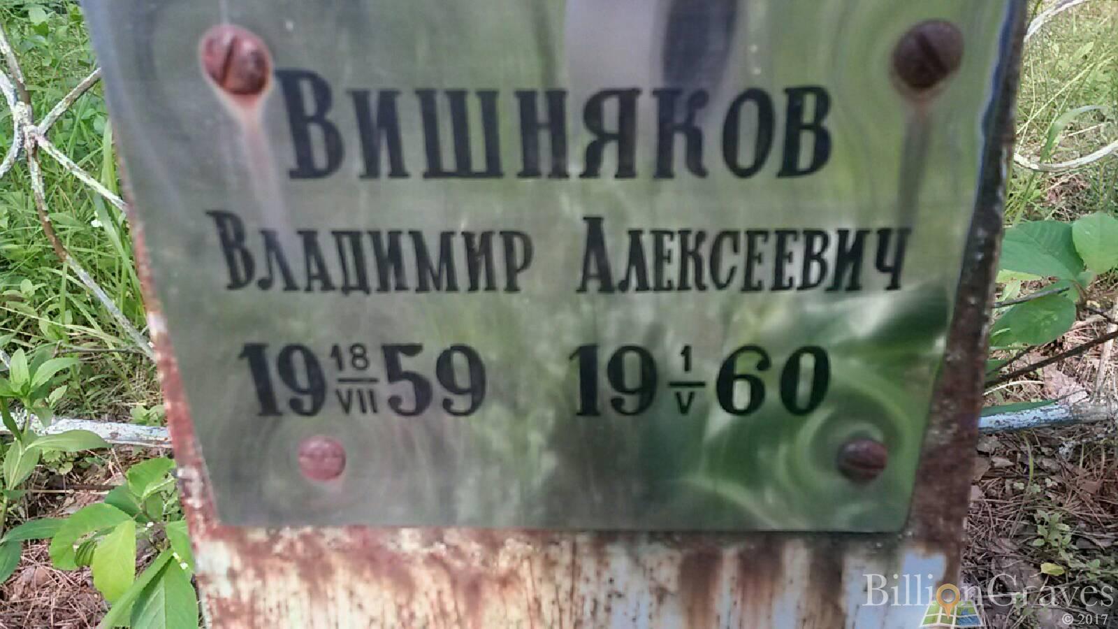 Вишняков Владимир Алесеевич