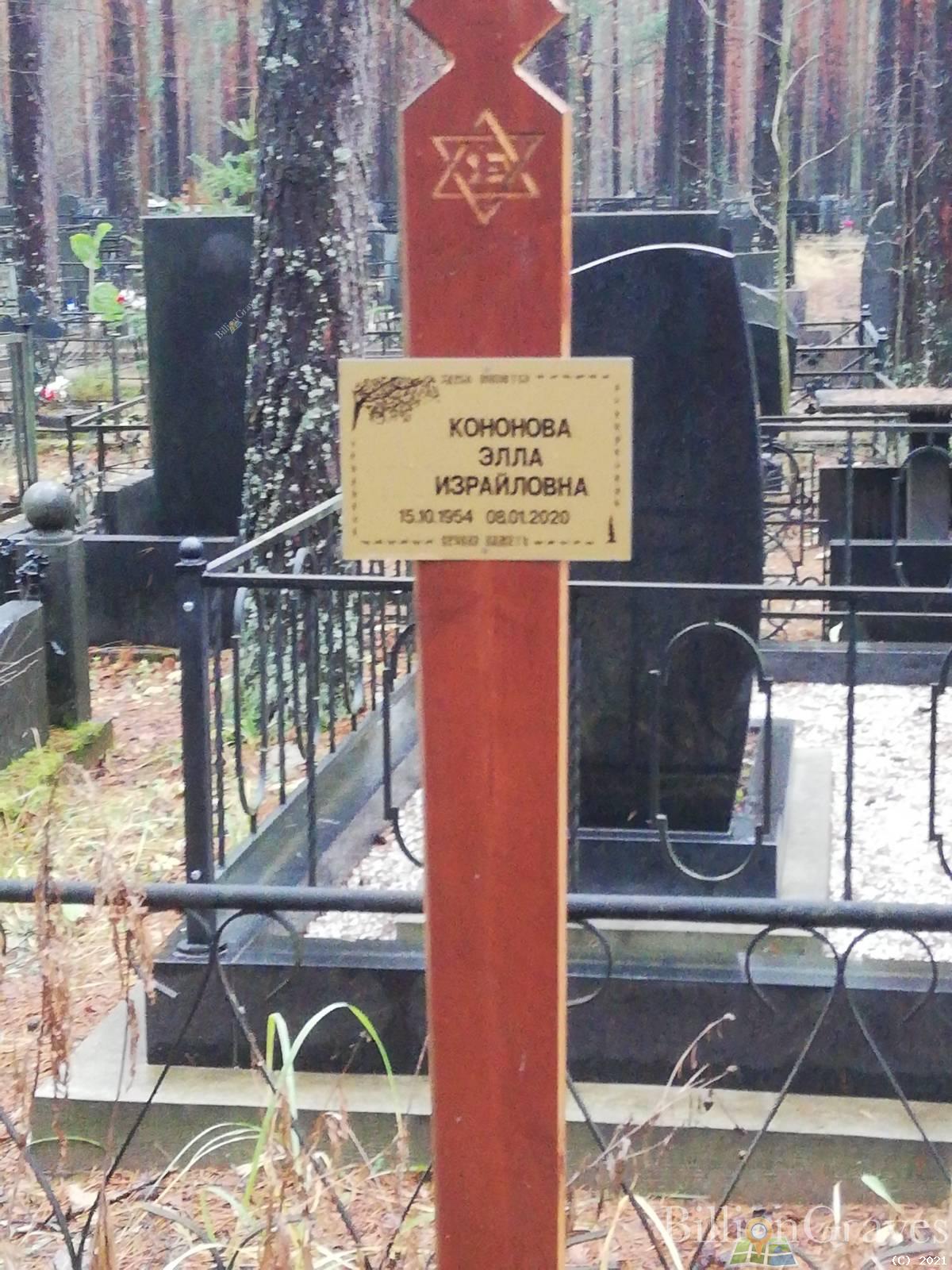 Кононова Элла Израйловна