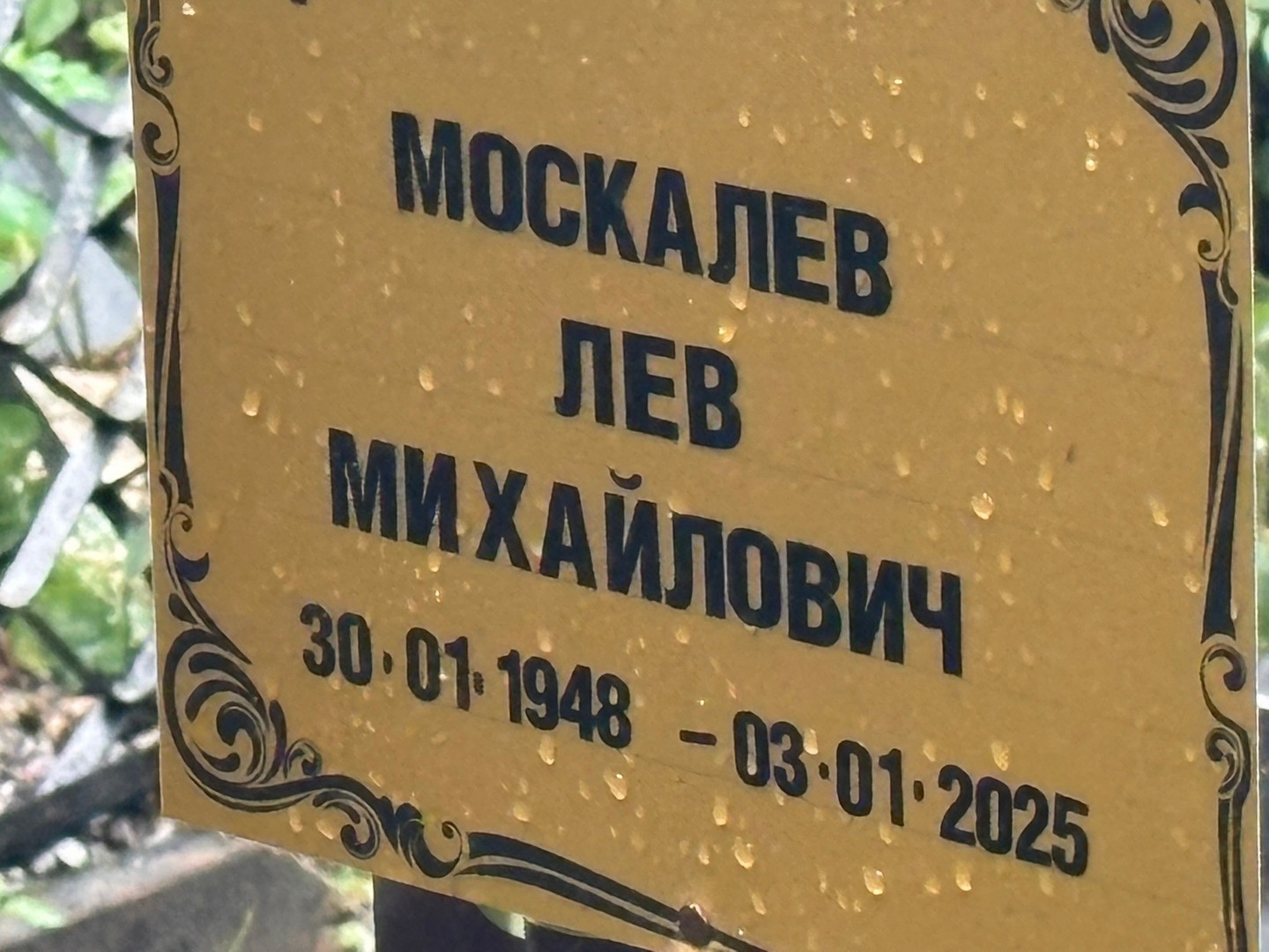 Лев Москалев Михайлович