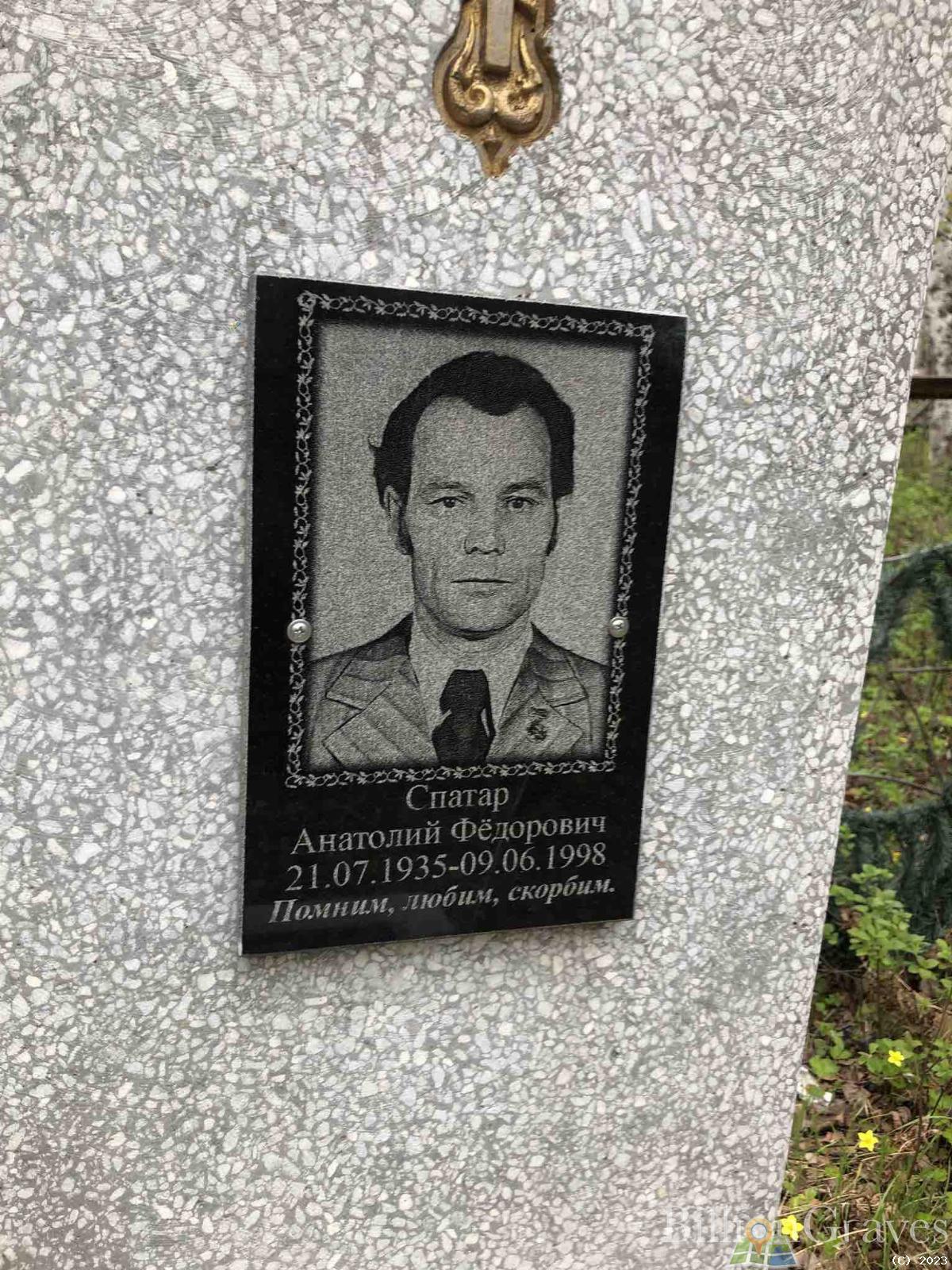 Спатар Анатолий Федорович
