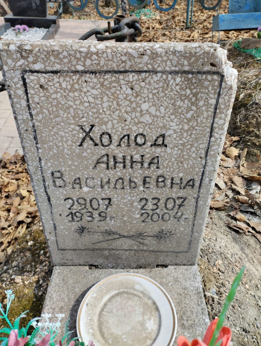 Холод Анна Васильевна