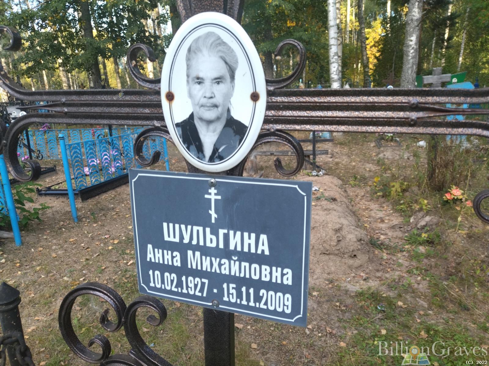 Шульгина Анна Михайловна
