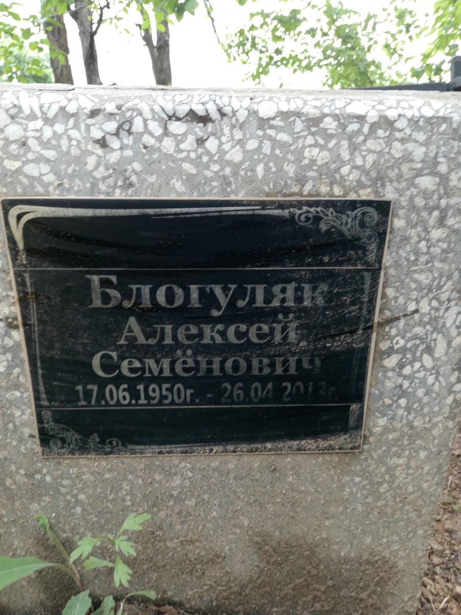 Блогуляк Алексей Семёнович