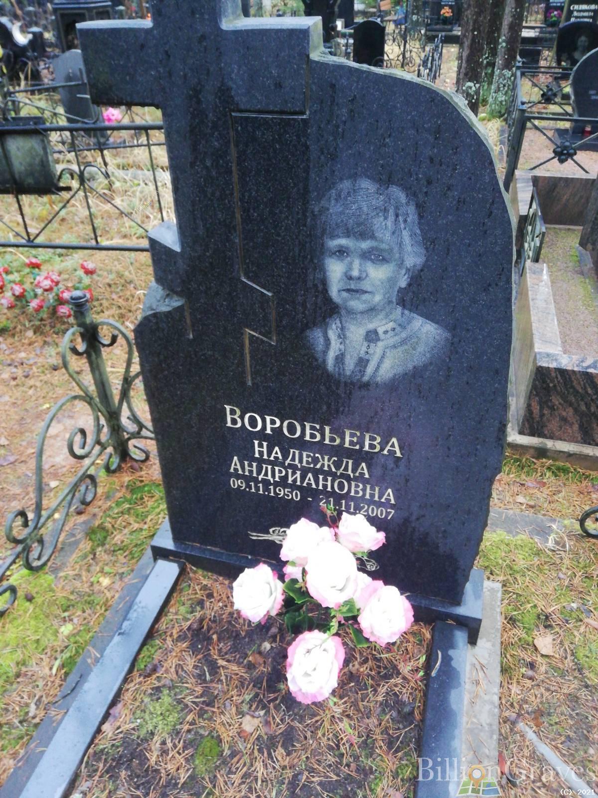 Воробьева Надежда Андриановна