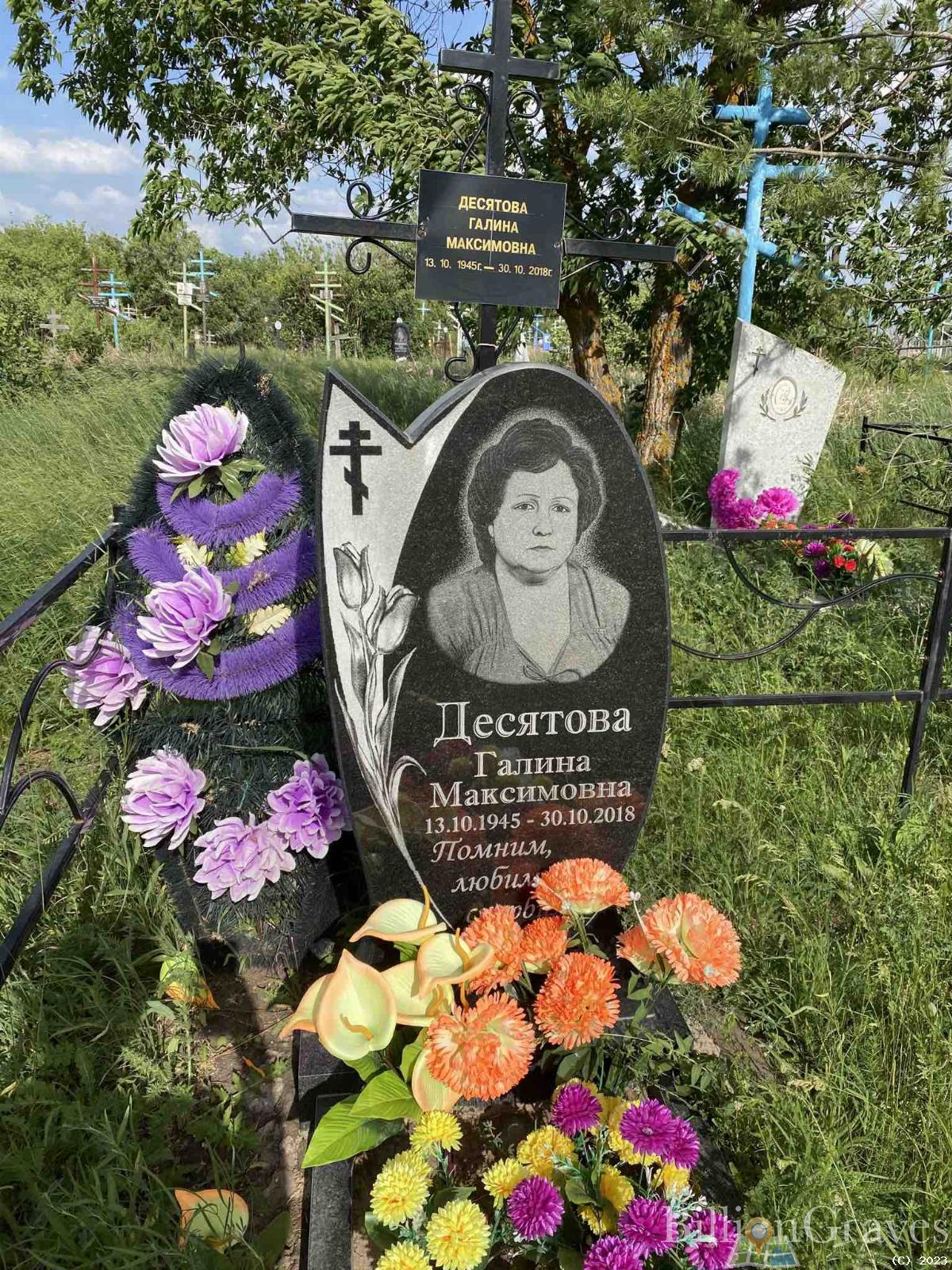 Десятова Галина Максимовна