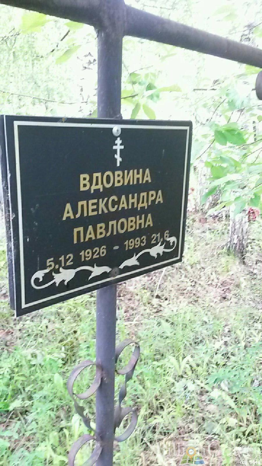 Вдовина Александра Павловна
