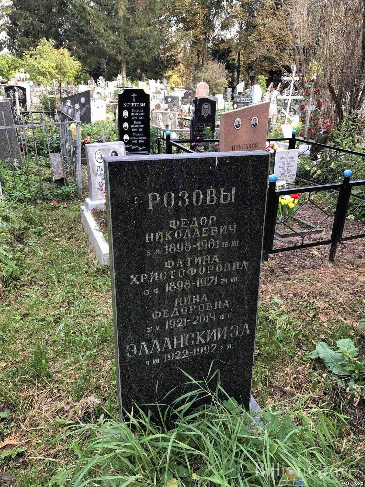 Розов Федор Николаевич