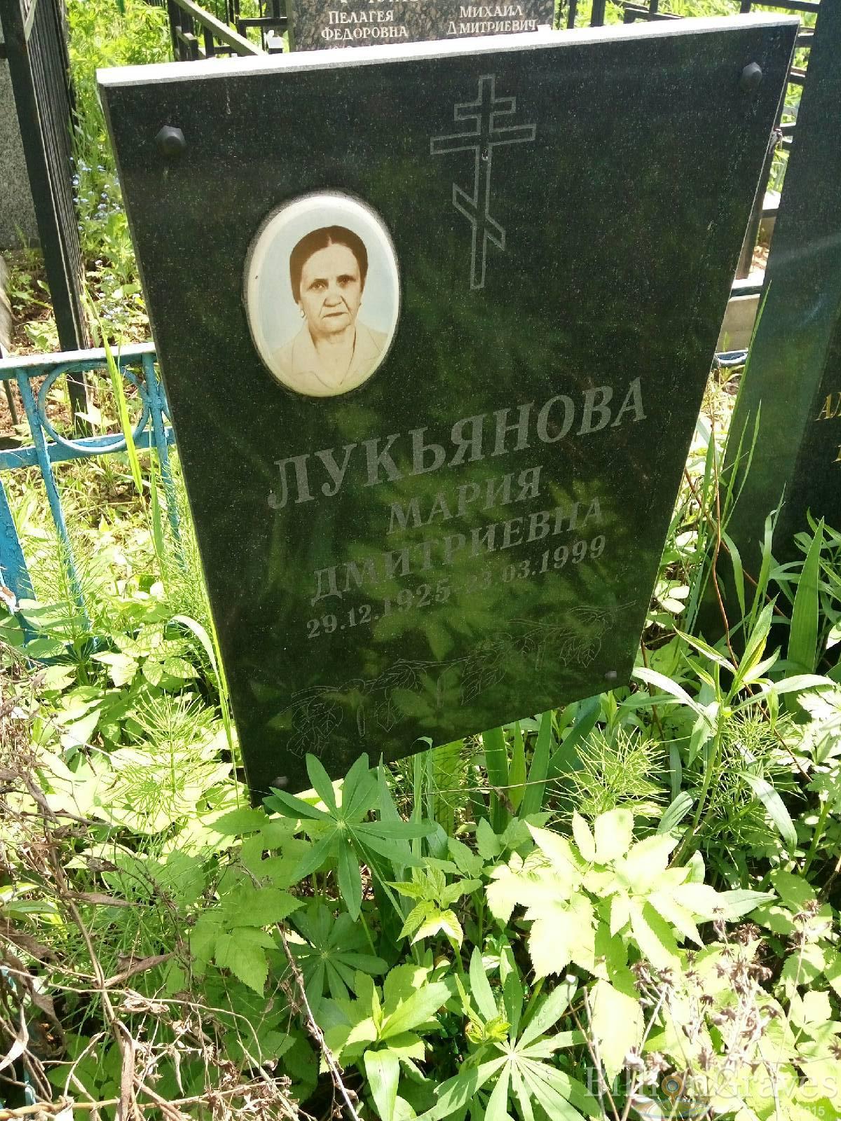 Лукьянова Мария Дмитриевна