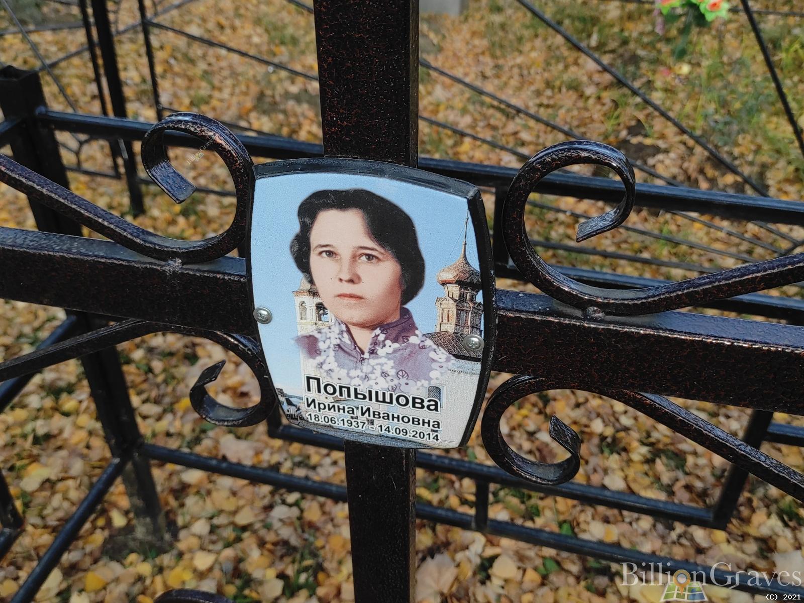 Попышова Ирина Ивановна