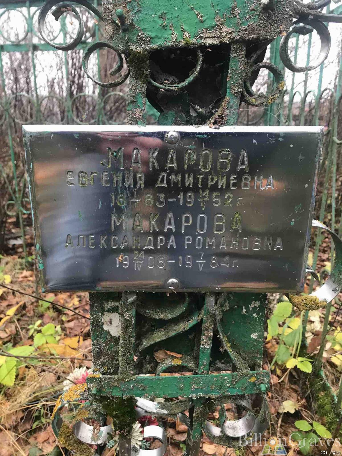 Макарова Евгения Дмитриевна