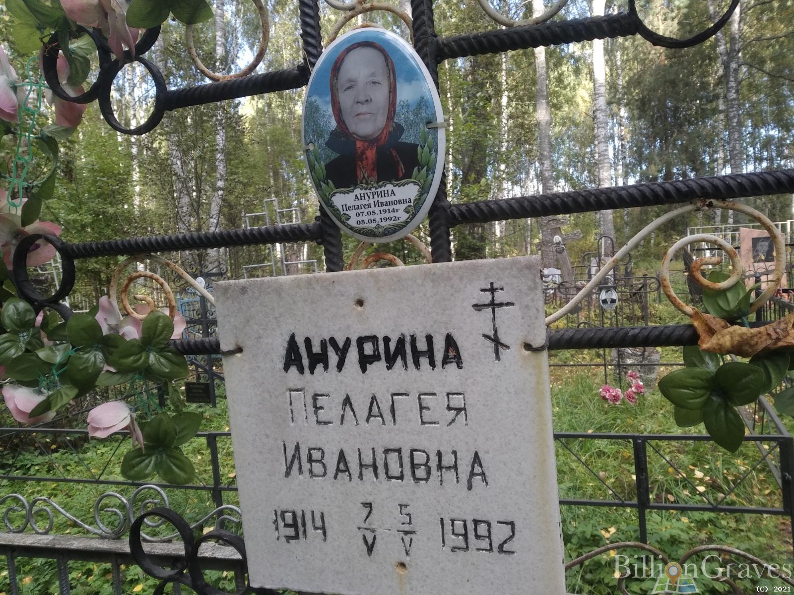 Анурина Пелагея Ивановна