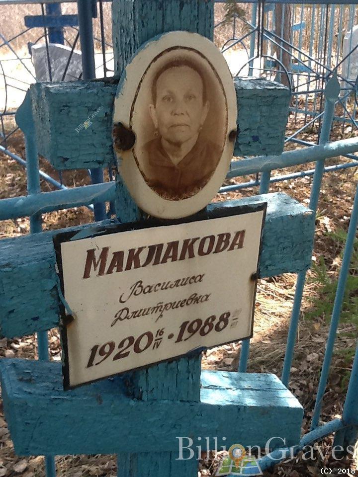 Маклакова Василиса Дмитриевна