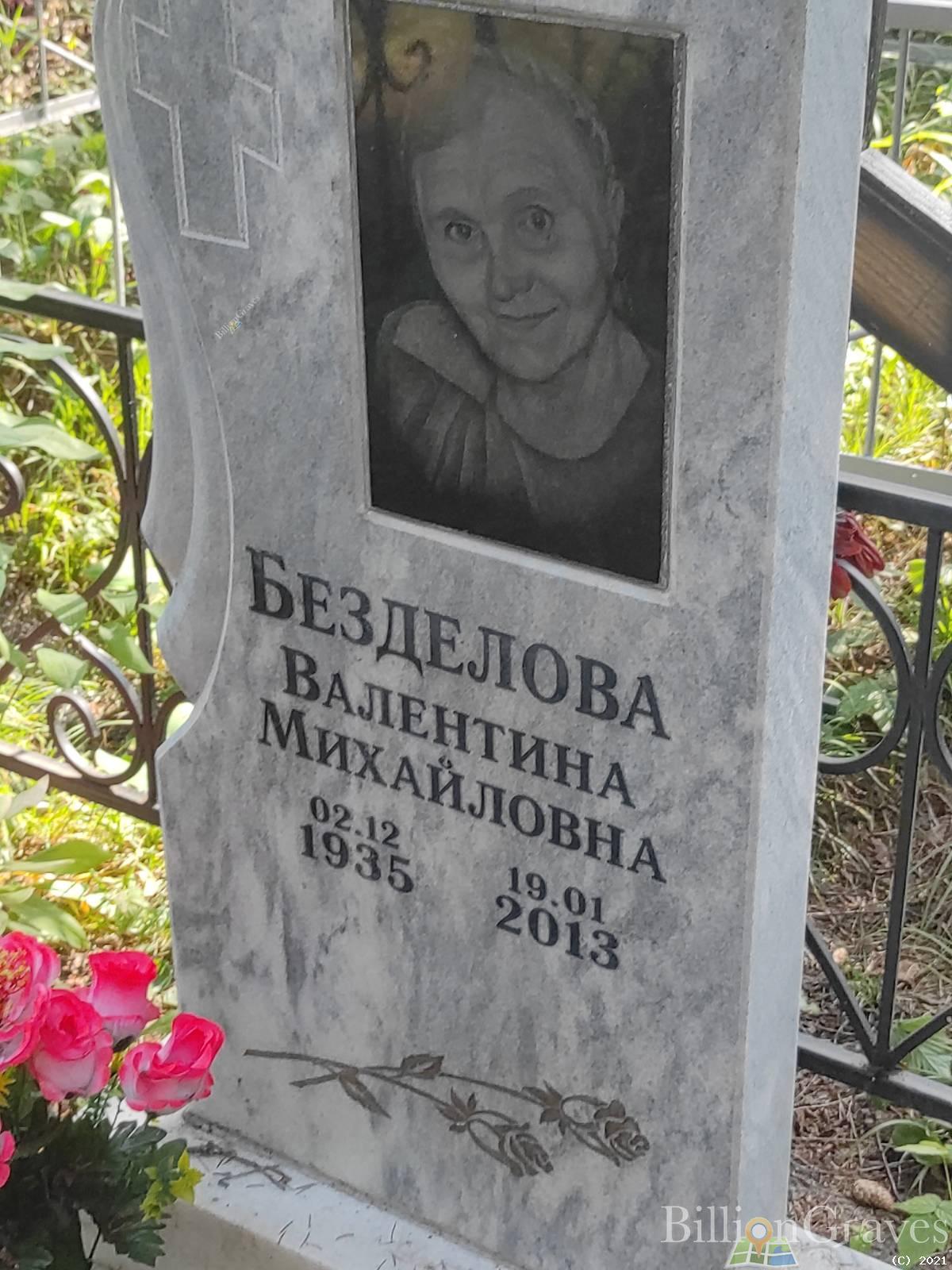 Безделова Валентина Михайловна