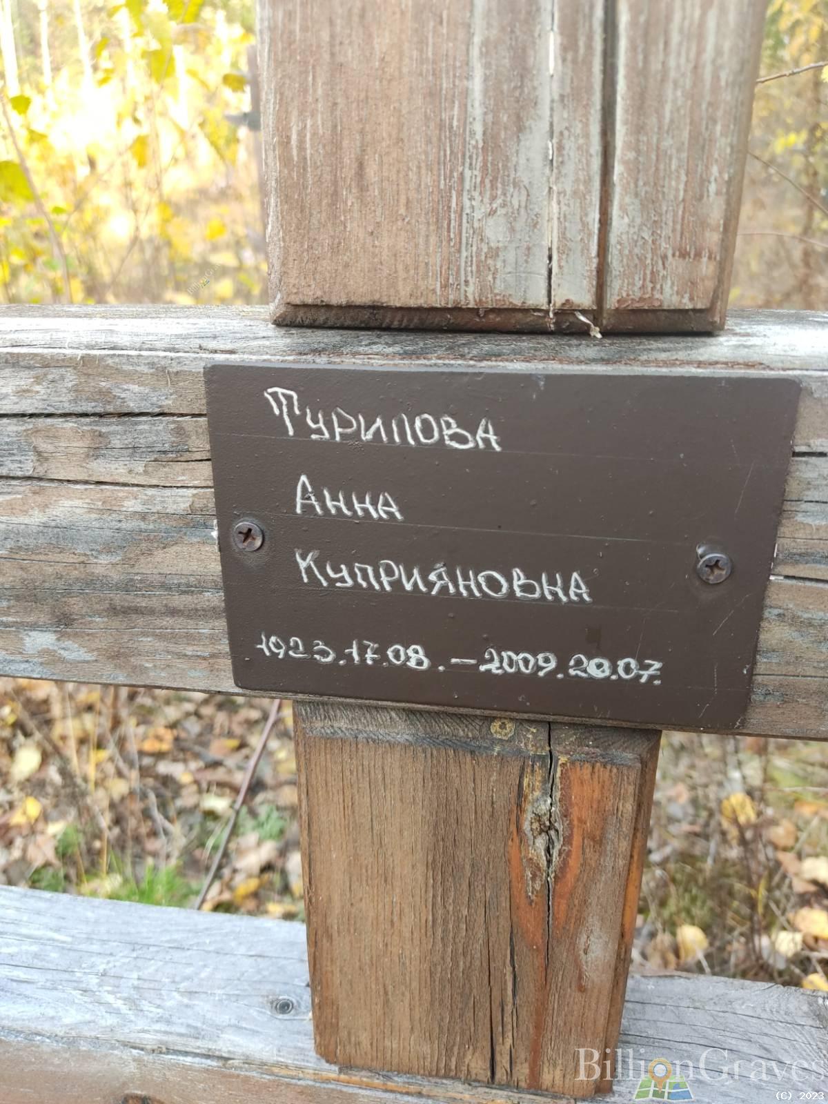 Турилова Анна Куприянова