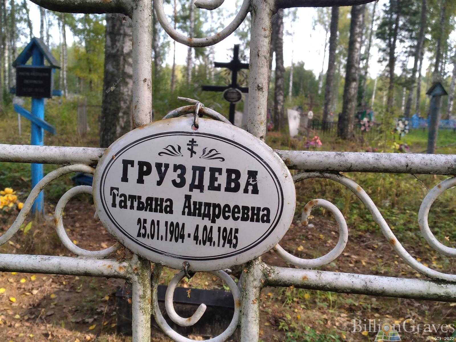 Груздева Татьяна Андреевна