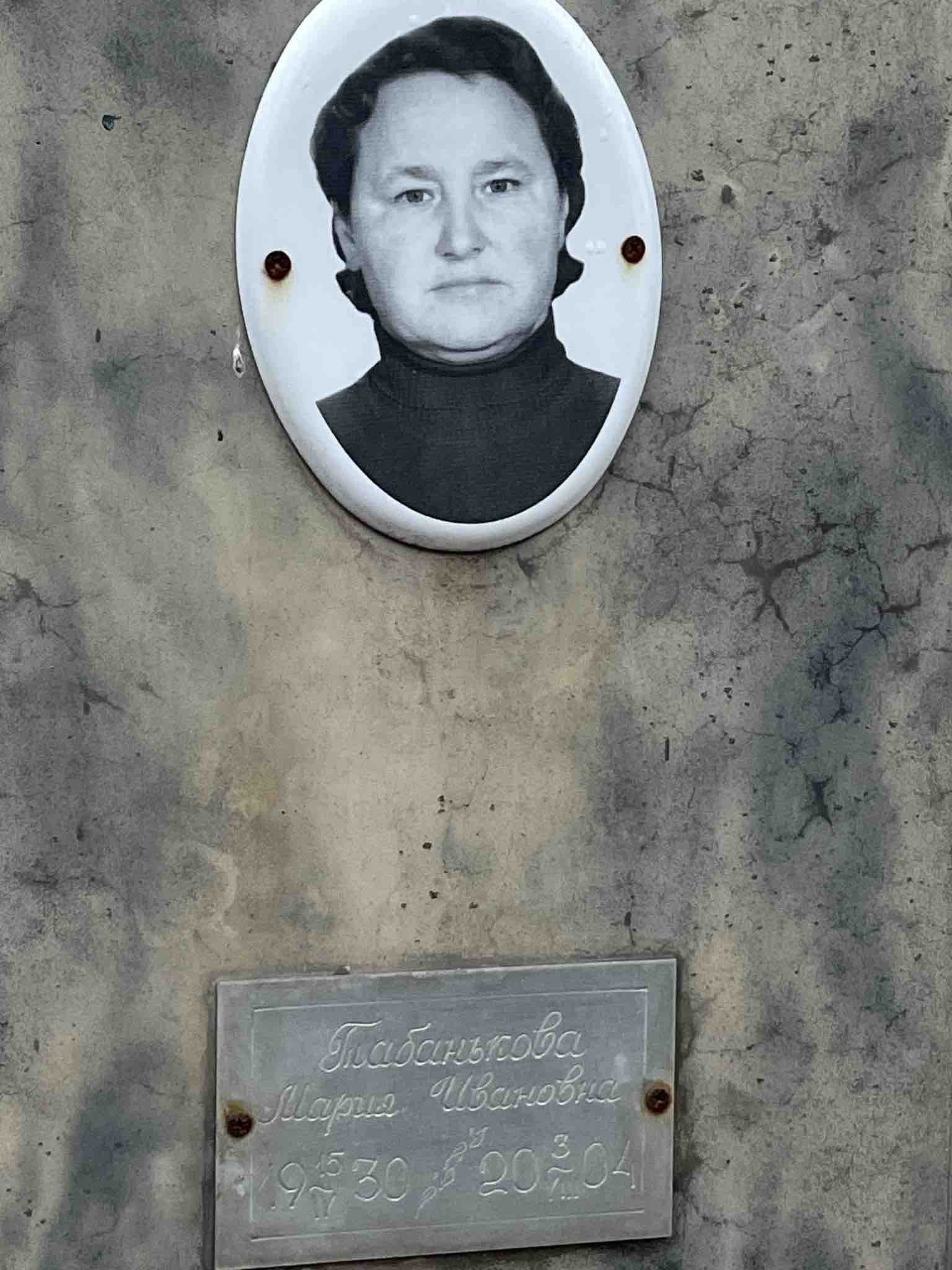 Табанькова Мария Ивановна