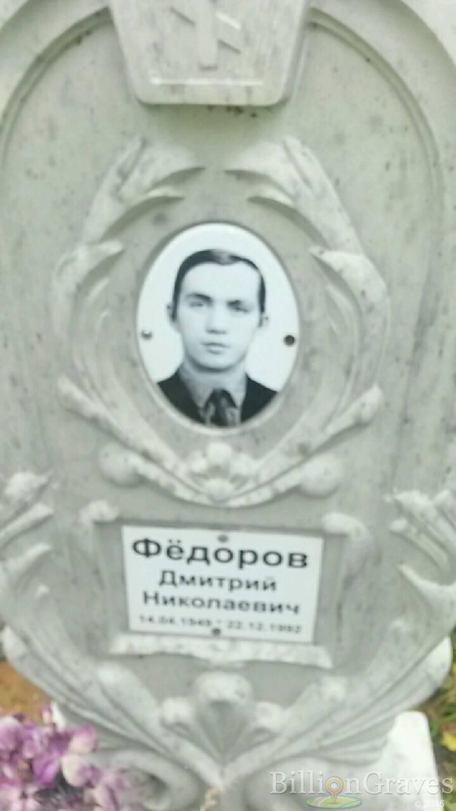 Фёдоров Дмитрий Николаевич
