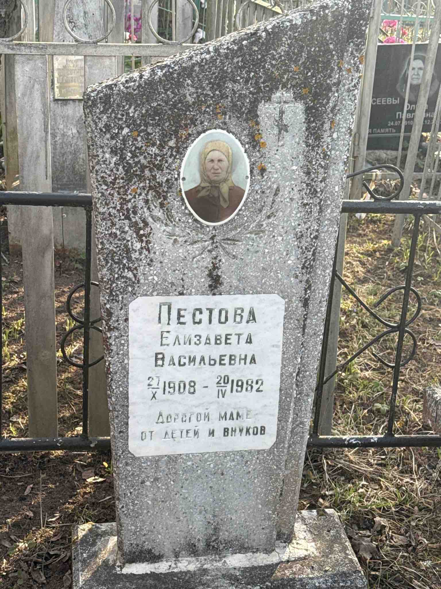 Пестова Елизавета Васильевна