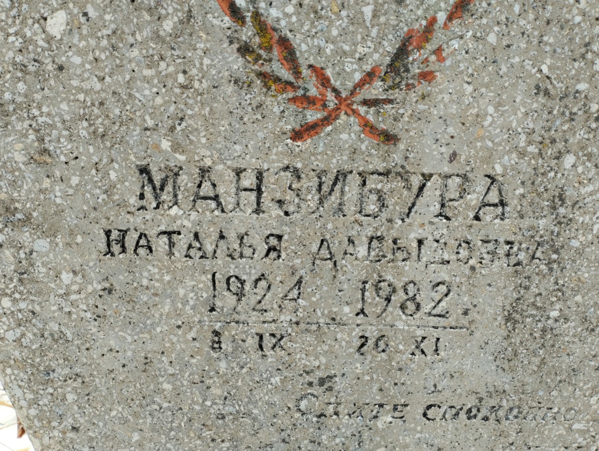 Манзибура Наталья Давыдовна
