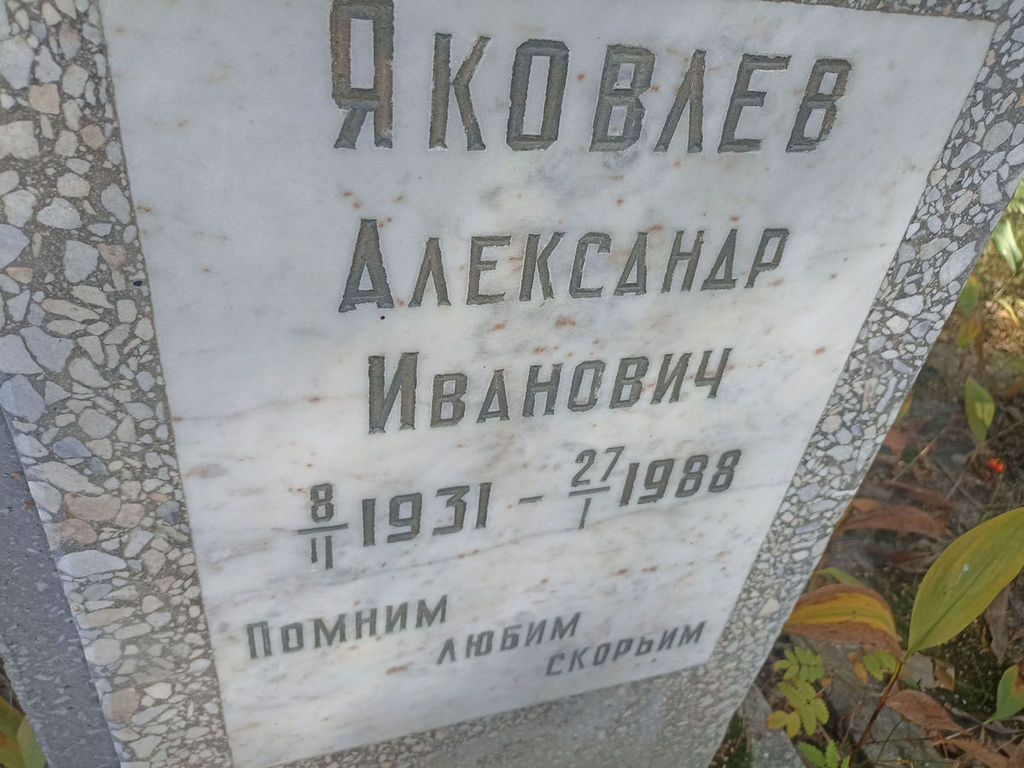 Яковлев Александр Иванович