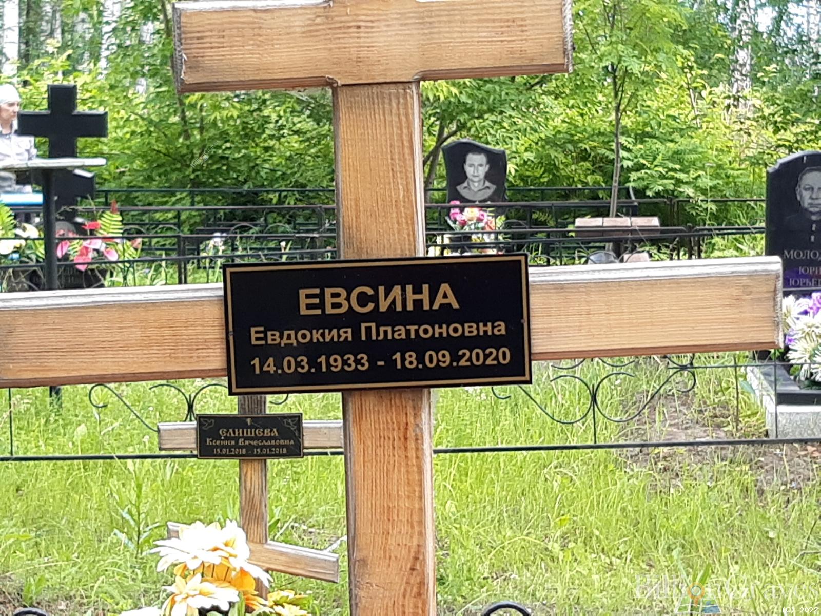 Евсина Евдокия Платоновна