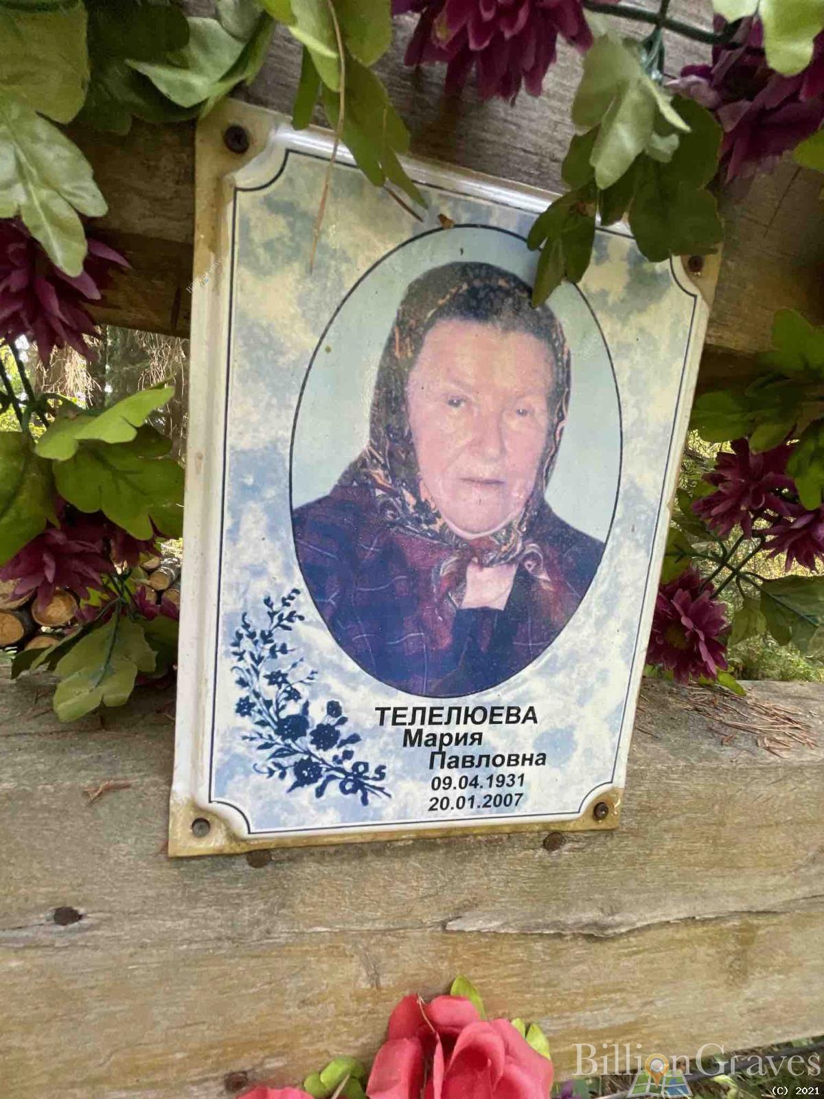 Телелюева Мария Павловна
