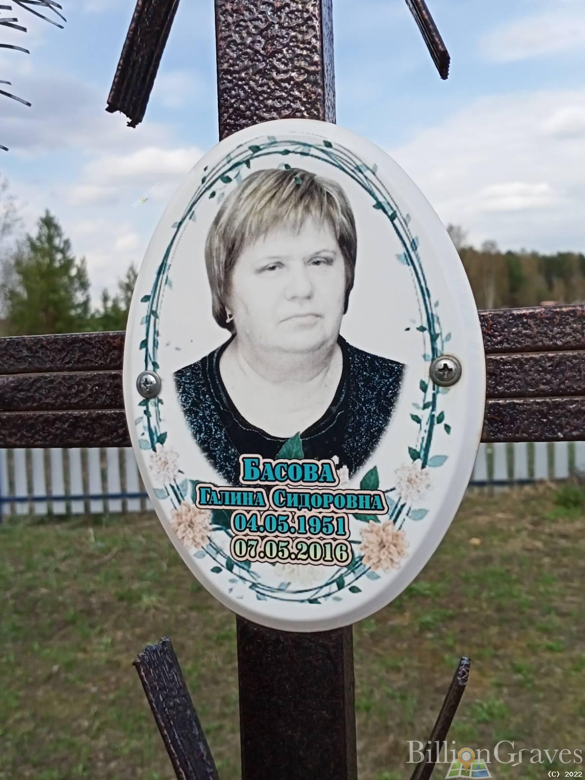 Басова Галина Сидоровна