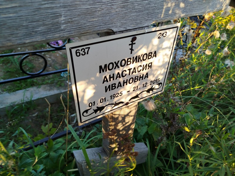 Моховикова Анастасия Ивановна
