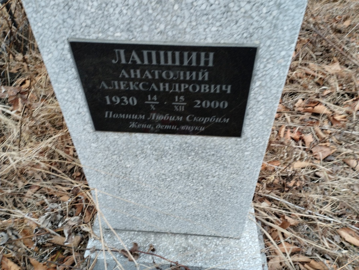 Лапшин Анатолий Александрович