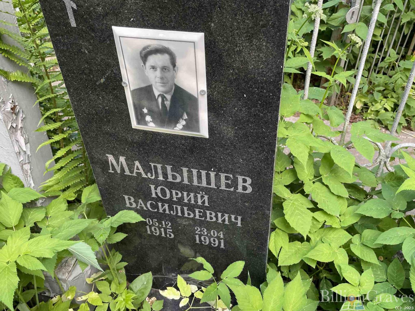 Малышев Юрий Васильевич