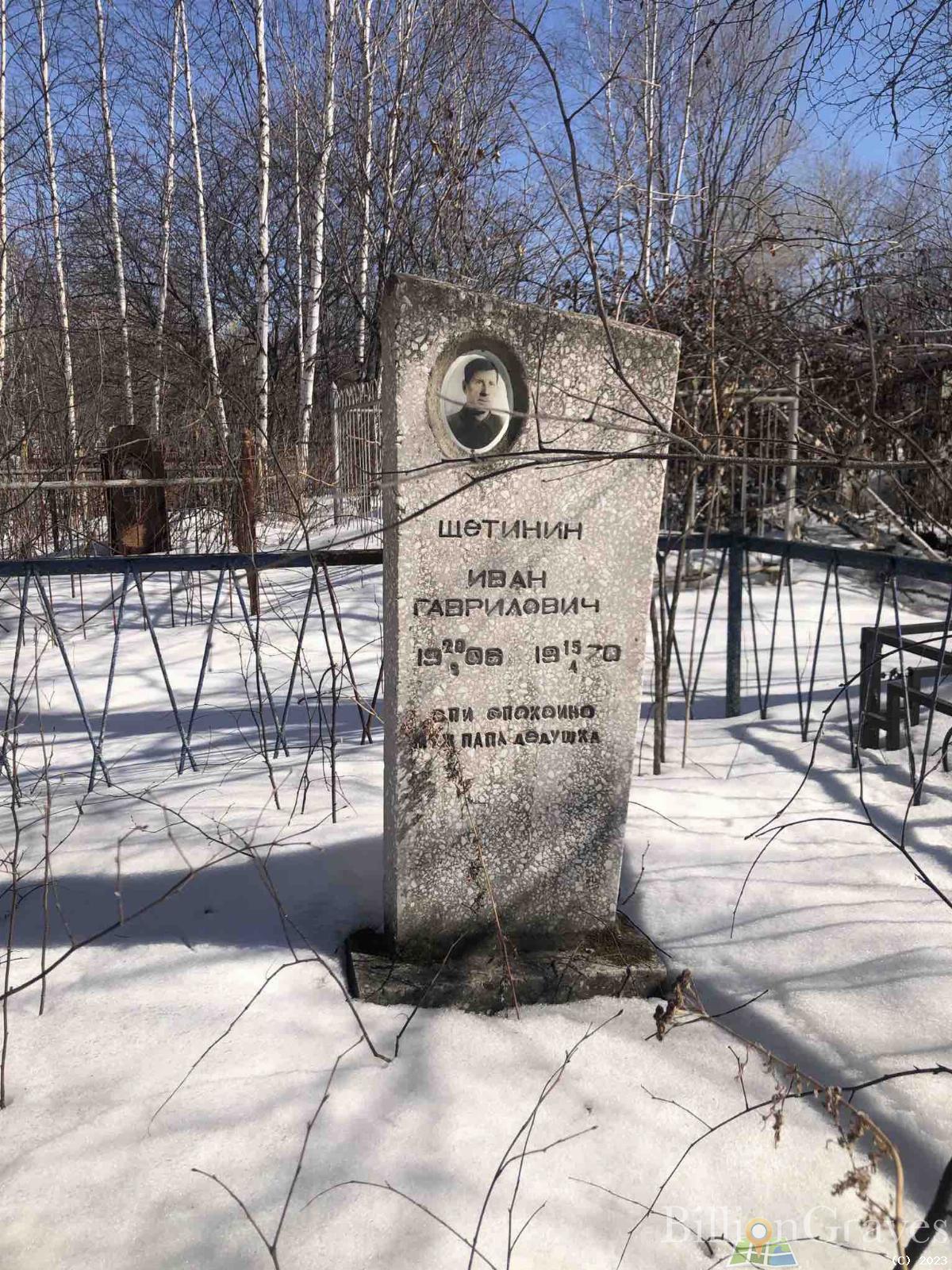 Щетинин Иван Гаврилович