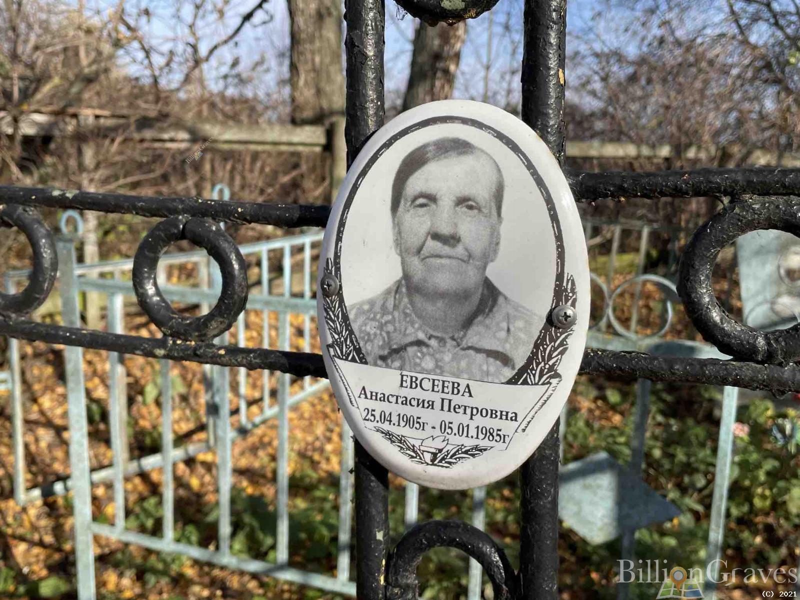 Евсеева Анастасия Петровна