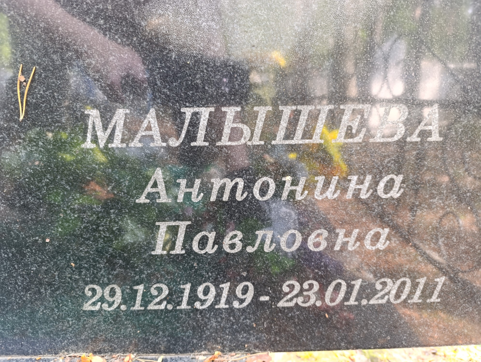 Малышева Антонина Павловна