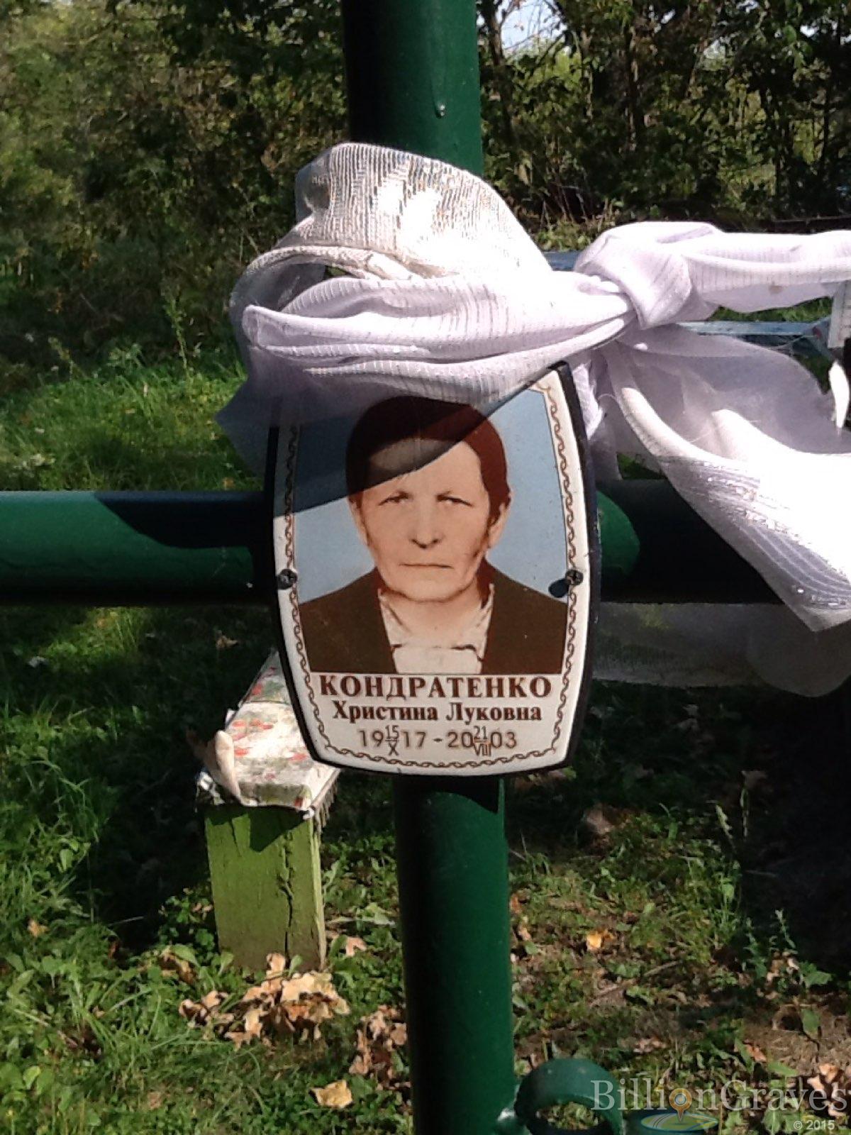 Кондратенко Христина Луковна