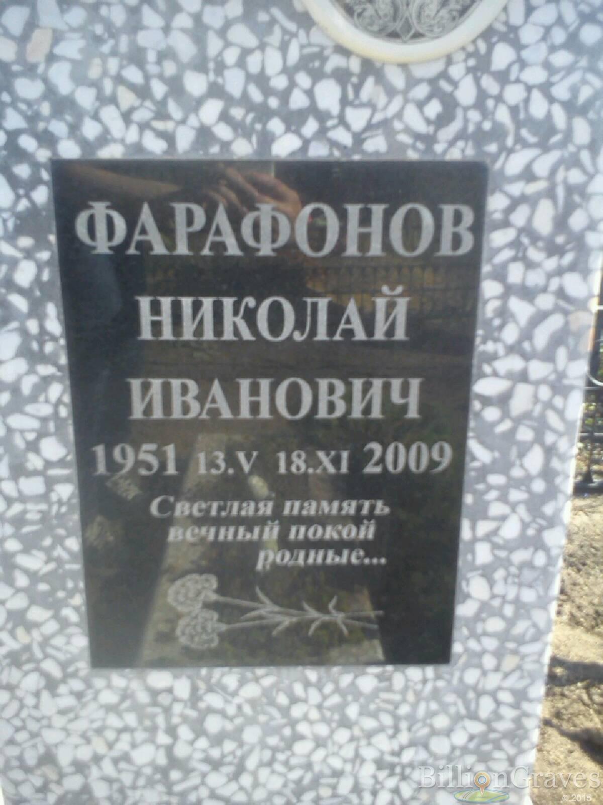 Фарафонов Николай Иванович