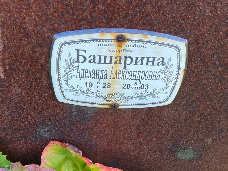 Аделаида Башарина Александровна