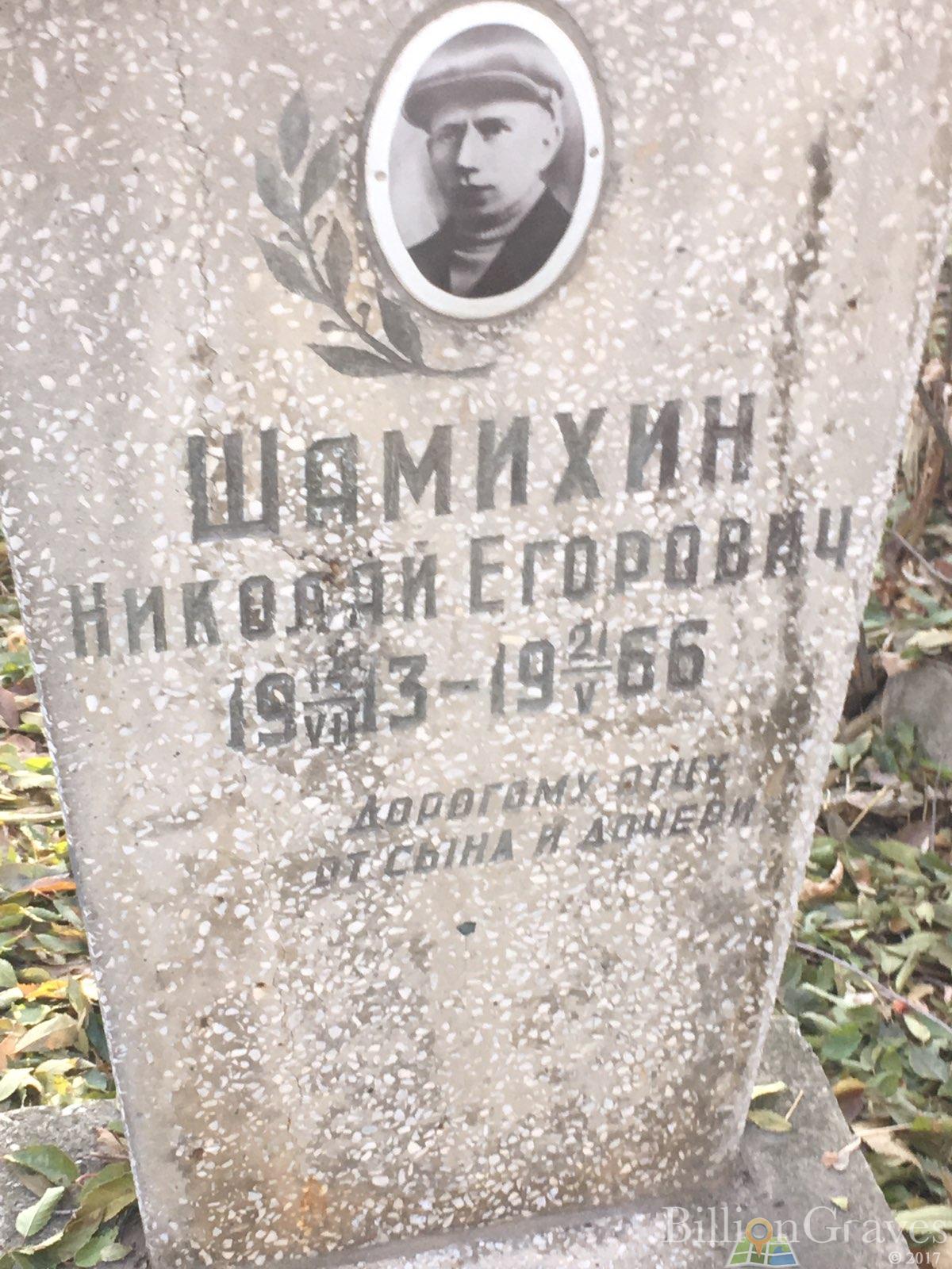 Шамихин Николай Егорович