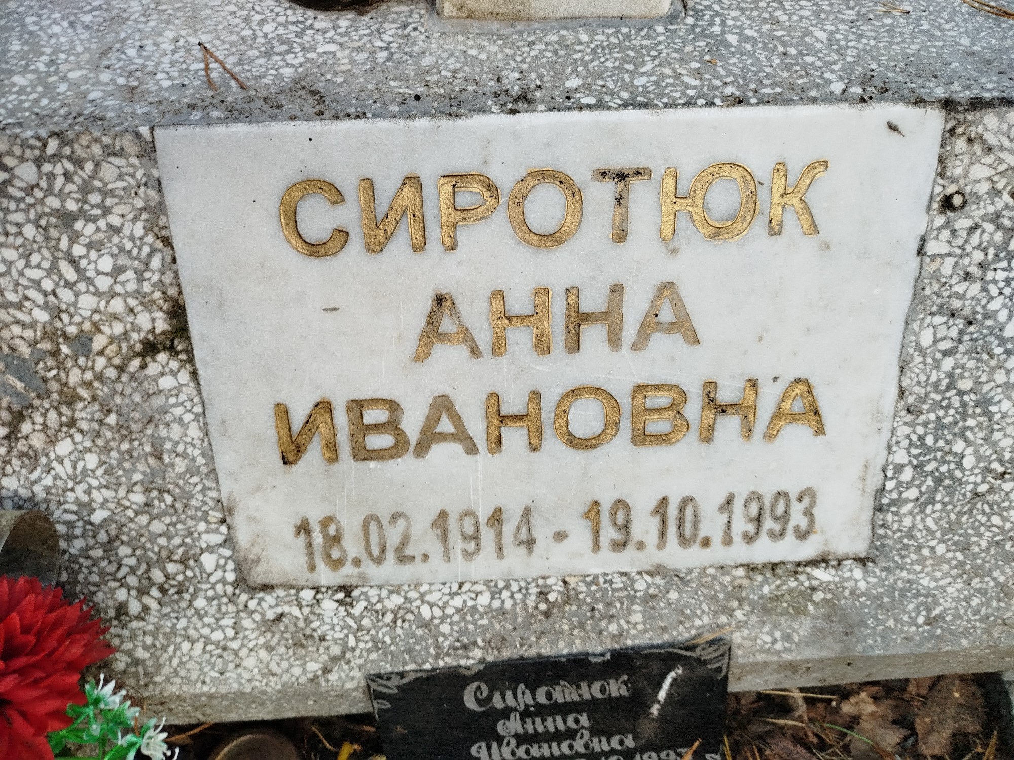 Сирртюк Анна Ивановна