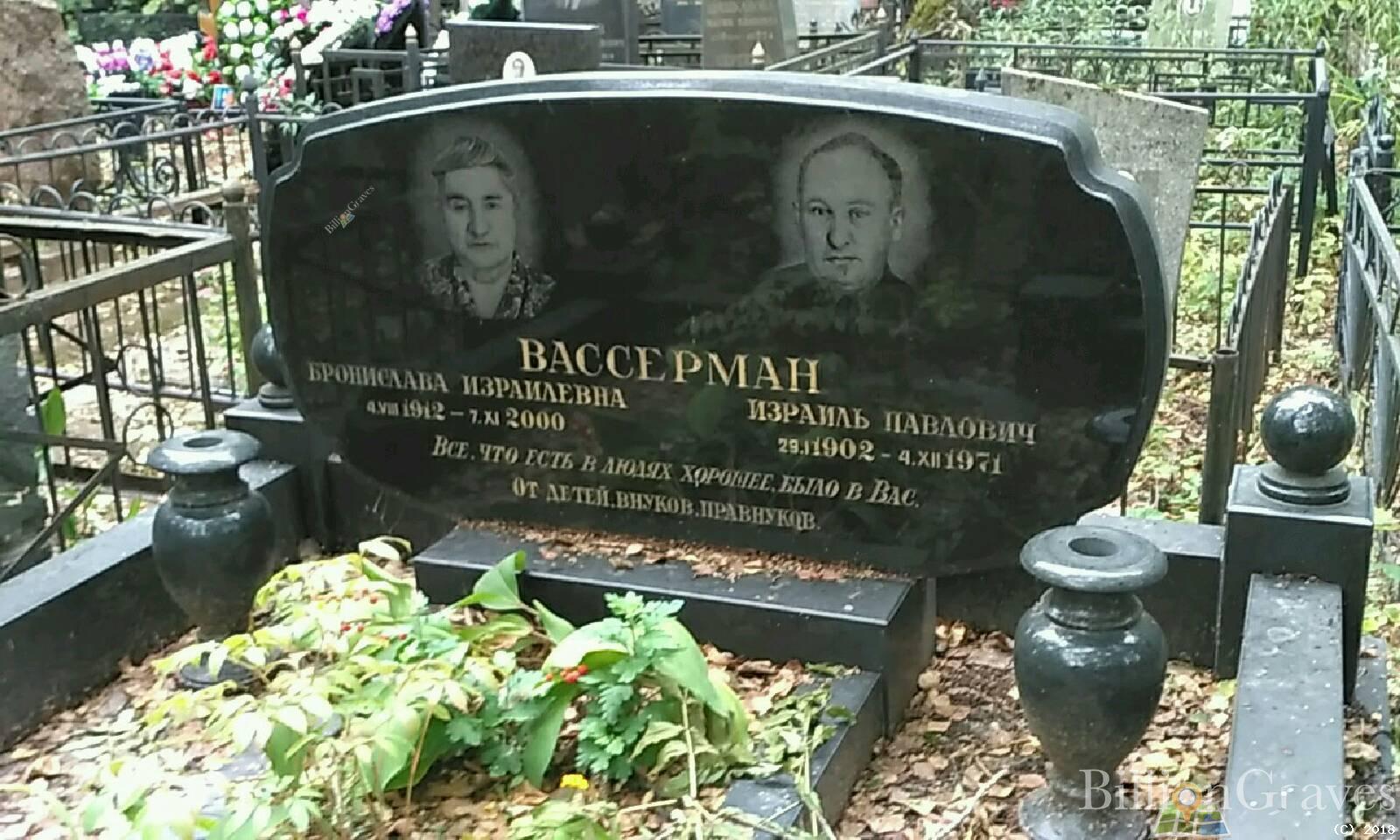 Вассерман Бронислава Израилевна