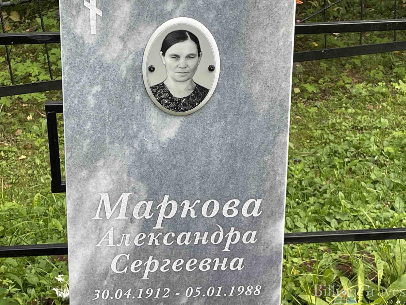 Маркова Александра Сергеевна