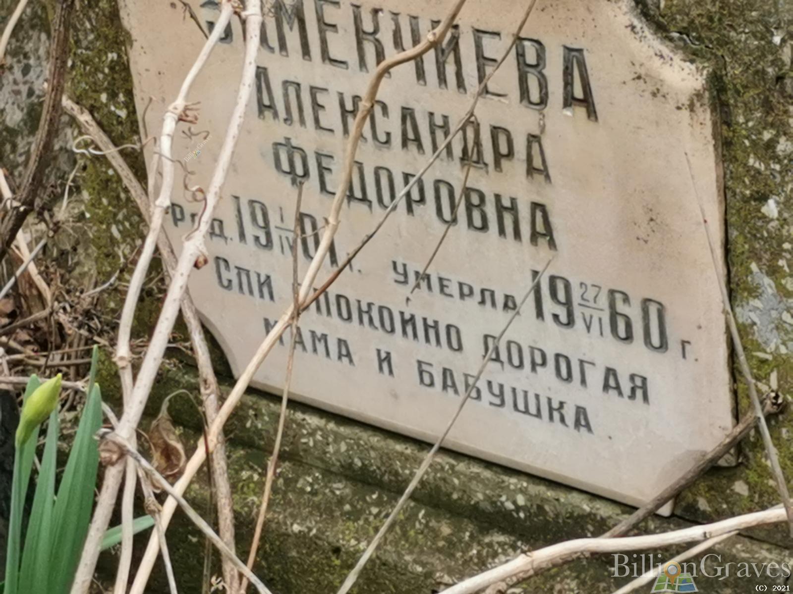 Экмекчиева Александра Федоровна