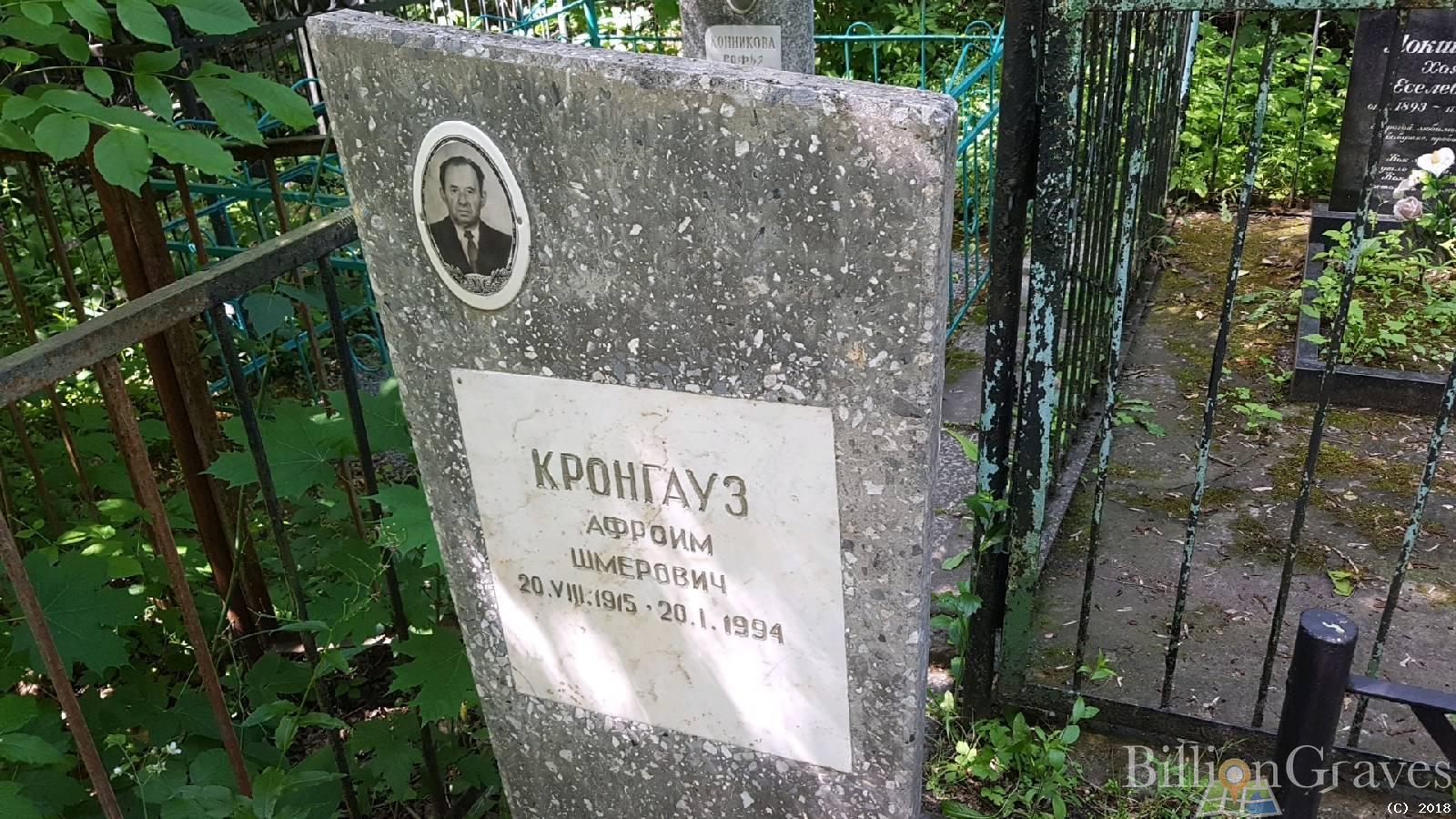 Кронгауз Афроим Шмерович