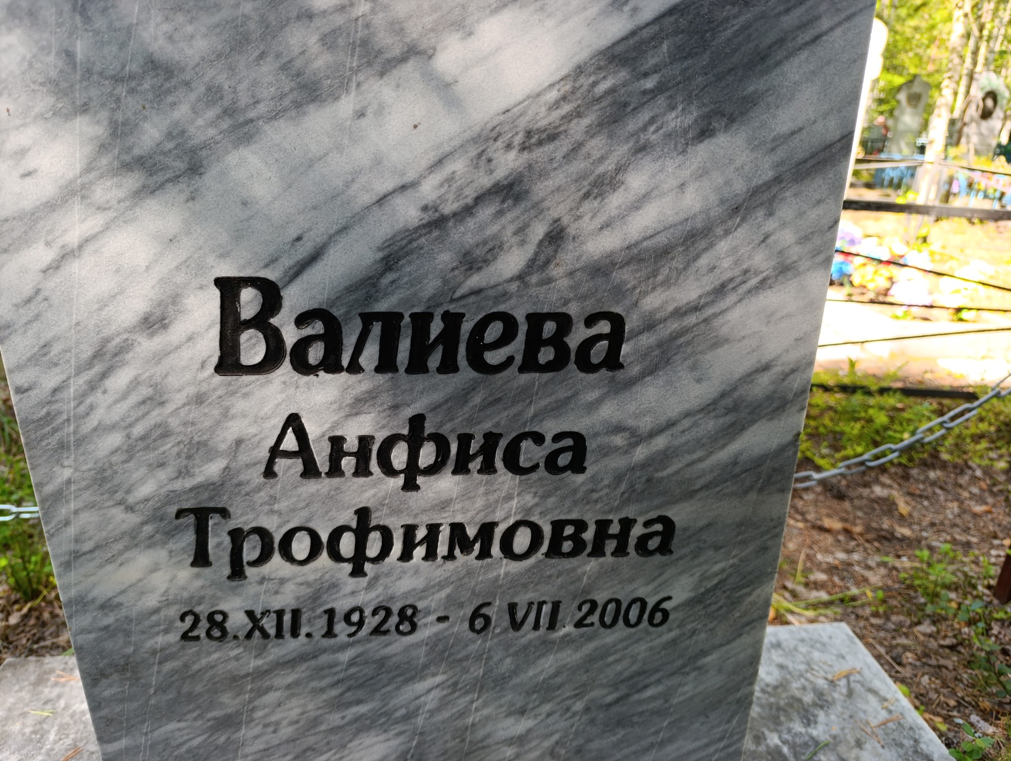 Валиева Анфиса Трофимовна