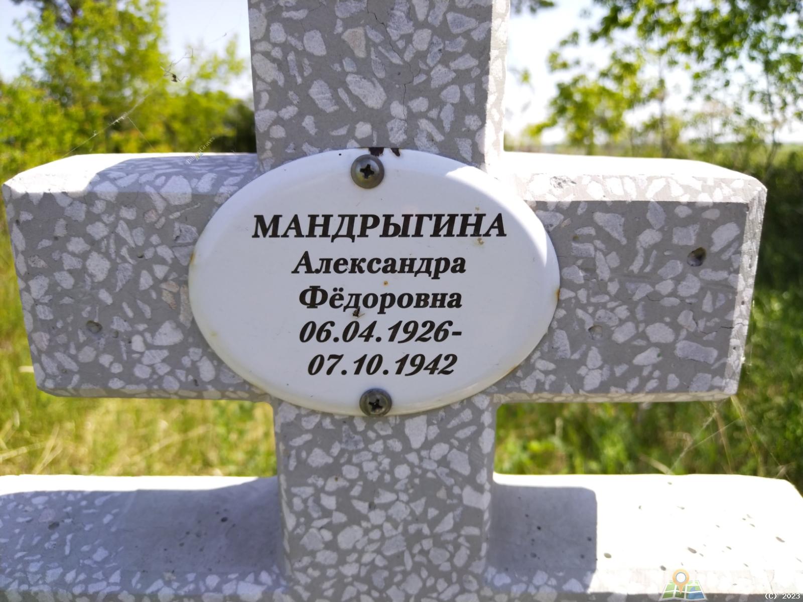 Мандрыгина Александра Федоровна