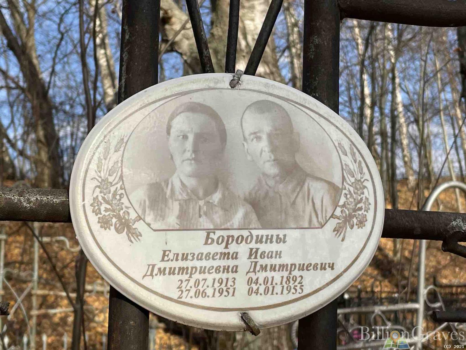 Бородина Елизавета Дмитриевна