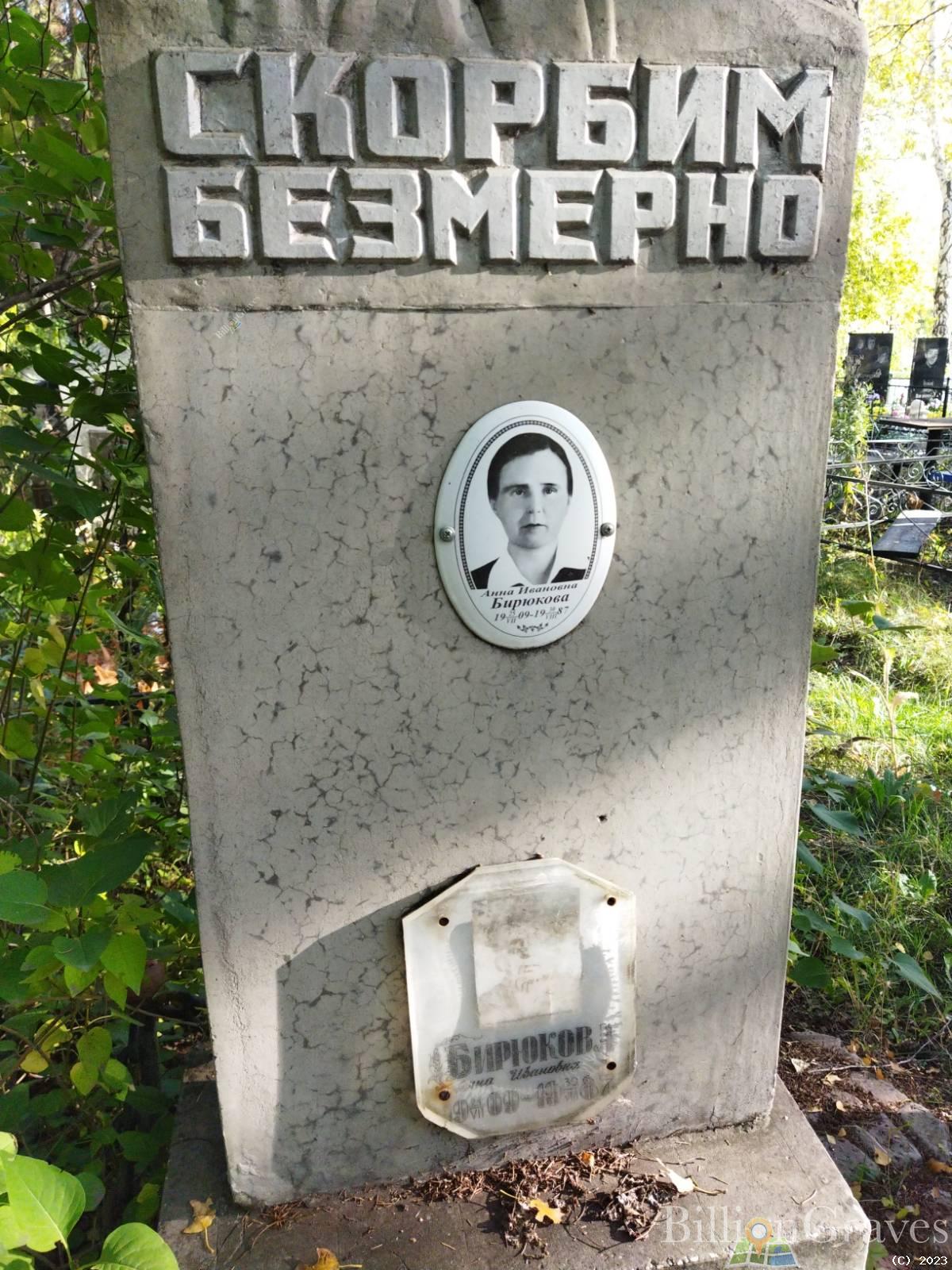 Бирюкова Анна Ивановна