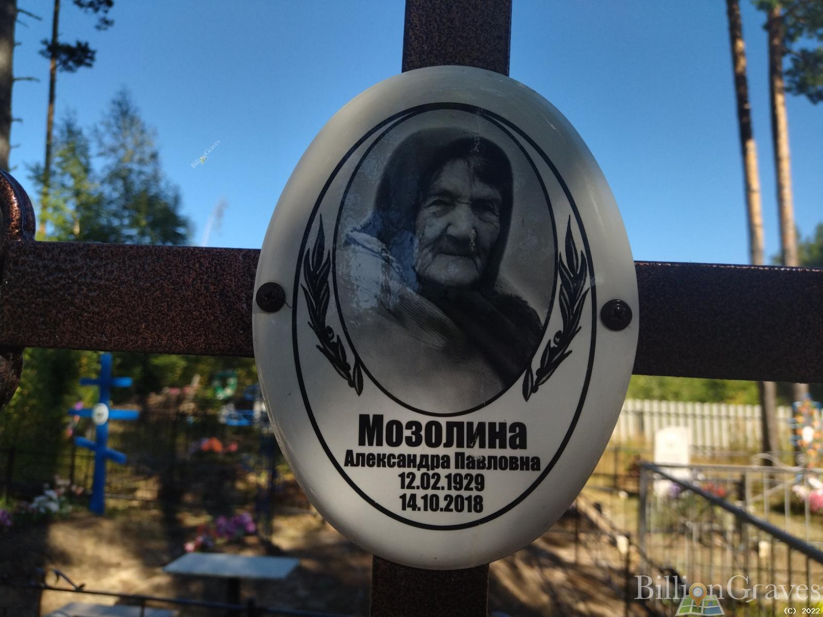 Мозолина Александра Павловна